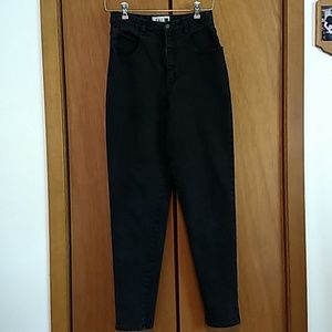 Black Sync Union Bay Women’s Mid Rise 5 Pocket Stretch Skinny Jeans (Size 12)